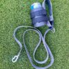 Dog leash can beverage holder