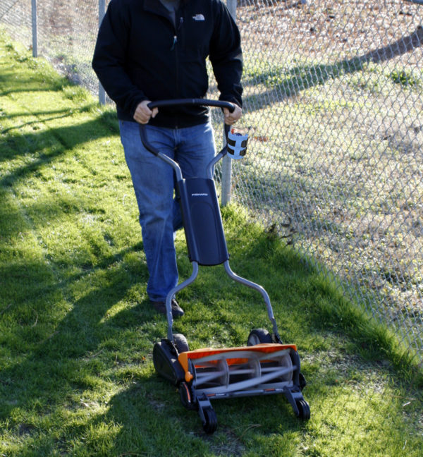 Beverage holder for lawn mower