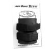 Lawn mower beer package front
